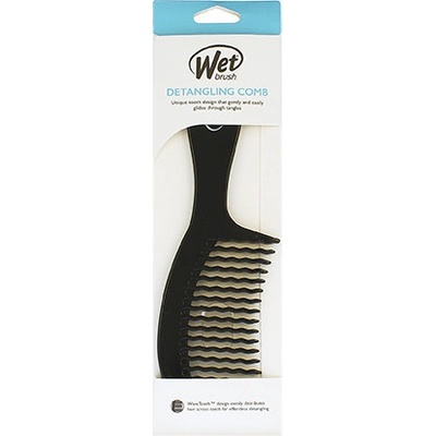 Wet Brush Detangling Comb hrebeň na vlasy Black