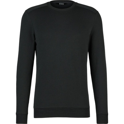 Stoic Мъжки вълнен пуловер Stoic MerinoFleece240 MMXX. Persberg Crew Merino jumper - Black - размер XXL (005-6553-0115)