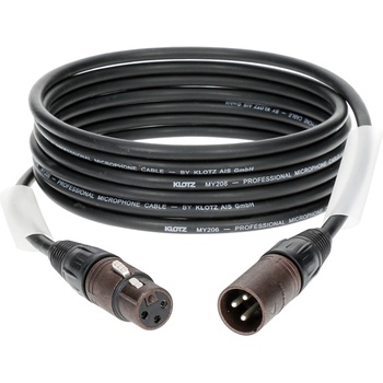 KLOTZ Кабел м. канон - ж. канон (XLR-XLR) Klotz M1 PM1NB-0500 5 метра