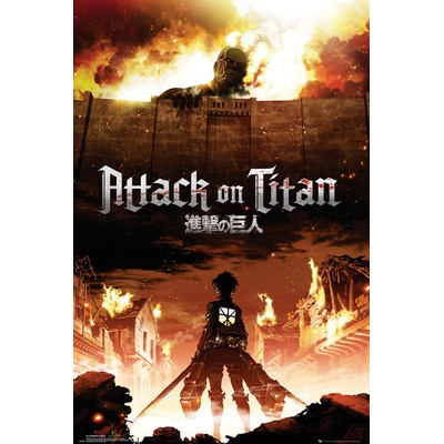 Plagát, Obraz - Attack on Titan (Shingeki no kyojin) - Key Art, 61 × 91.5 cm