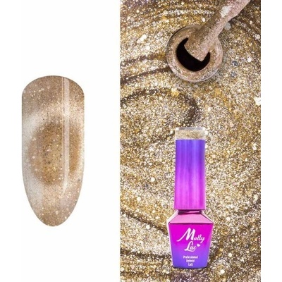 Molly Lac Gél lak Foxy eyes Golden eye 555 5 ml