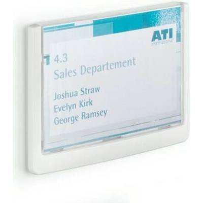 Informačná tabuľa, 149x105,5 mm, DURABLE "CLICK SIGN", biela