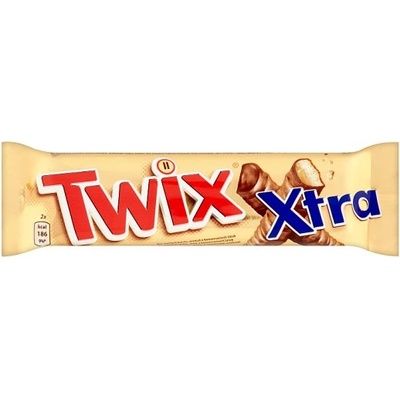 Mars Карамелена бисквита Twix Xtra потопена в млечен шоколад 2 х 37.5гр