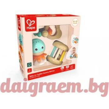 Image 1 of Hape Бебешки сензорен комплект, 3 части, hape Е0126 (h0126)