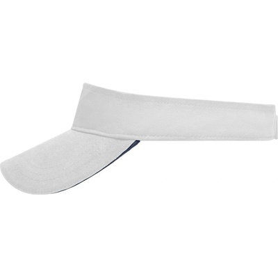 Myrtle Beach Kšilt Sunvisor MB6123 Bílá / tmavěmodrá