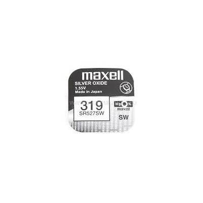 Бутонна батерия сребърна maxell sr527 sw 1.55v /319/ 1.55v (ml-bs-sr527-sw)