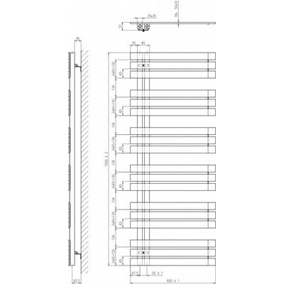 Sapho Silvana 1500 mm x 600 mm IR163