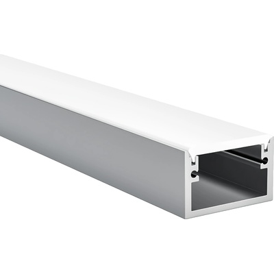 Алуминиев профил за LED лента Box | 30x20 мм | С дифузер | Цена 39, 80€ (77, 84 лв) (LW-BUT-C3020)