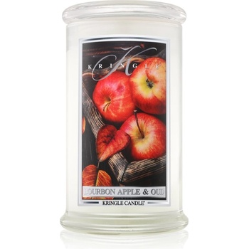 Kringle Candle Bourbon Apple & Oud ароматна свещ 624 гр