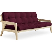 Karup Design GRAB SOFA natural pine z borovice 130*190 cm bordeaux