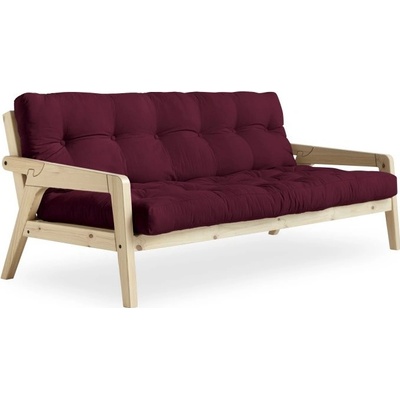 Karup Design GRAB SOFA natural pine z borovice 130*190 cm bordeaux