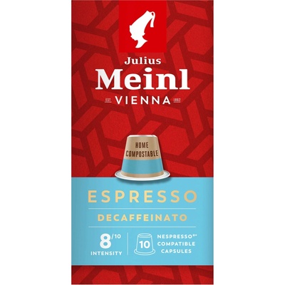 Julius Meinl Kapsle do NESPRESSO Espresso Decaffeinato 10 ks