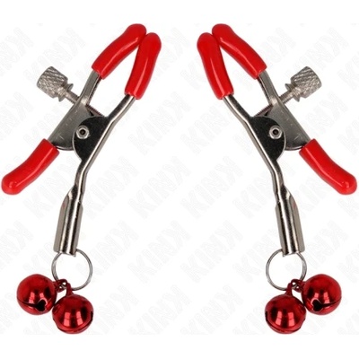 Kink Регулируеми щипки за зърна със звънчета Kink