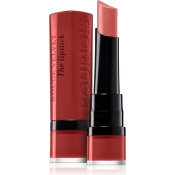 Bourjois Rouge Velvet The Lipstick матиращо червило цвят 12 Brunette 2, 4 гр