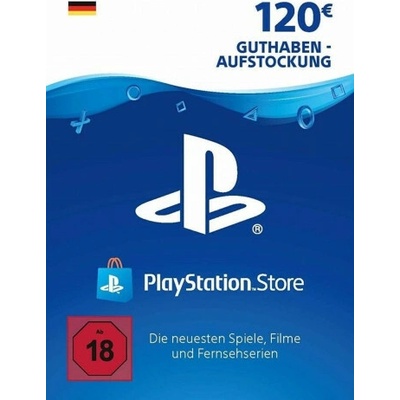 PlayStation predplatená karta 120 € DE