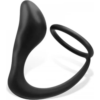 Image 1 of Black & White Простатен стимулатор с пенис пръстен Randal