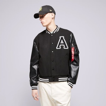 Alpha Industries Яке Pu College Jacket мъжки Дрехи Пролетно-есенни якета 14611103 Черен L (14611103)