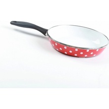 Belis Smaltovaná bílý puntík 24 cm