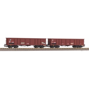Piko Комплект от два открити товарни вагона със графити fs vi (28310)