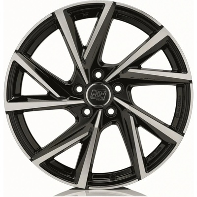 MSW 80 8x19 5x112 ET26 gloss black polished
