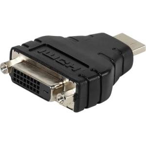 Vivanco Адаптер Vivanco - 47075, HDMI/DVI, черен (47075)