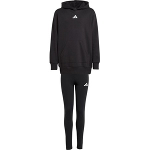 Adidas Детско яке за тренировка adidas Kid's SWTP FL TS Clothing set - Black / White - размер 170 (EU) (704-6101-0115)