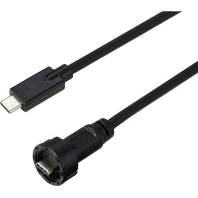 TRU COMPONENTS TC-E10T-MT3.1-MWA/NWA-0.5PV-S TC-13543588 USB konektor 0.5 m, 1 ks