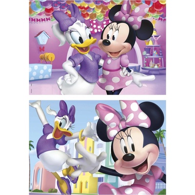EDUCA Dřevěné Minnie a Daisy 2x50 dielov