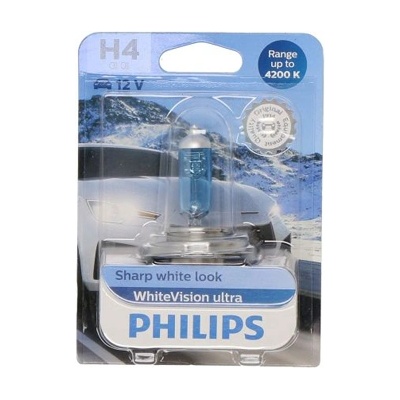 Крушка, фар philips h4, 12v, 60/55w, 4200К, 1 бр