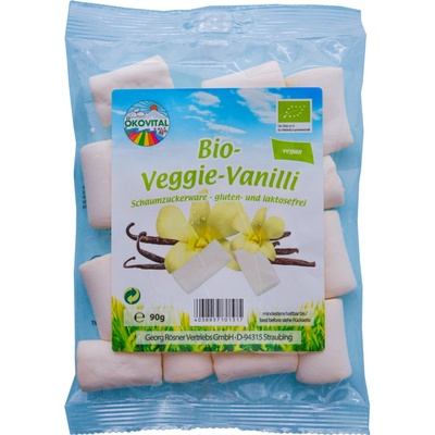Ökovital Bonbóny Marshmallows Veggie Vanilli BIO vegan 90 g