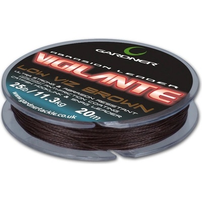 Gardner Šnúra Vigilante Brown 20m 25lb