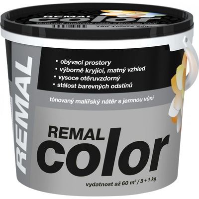 Remal Color malířská barva 190 tmavě šedá, 5 + 1 kg