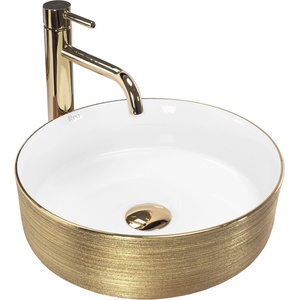 Rea Sami 36 cm white/brush gold (REA-U6630)