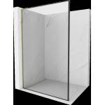 Mexen Kioto L стена за душ Walk-in 70 x 200 см, черна рамка, златна - 800-070-103-50-70 (800-070-103-50-70)