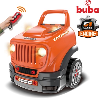 Детски интерактивен автомобил/игра Buba Motor Sport, 008-979 оранжев