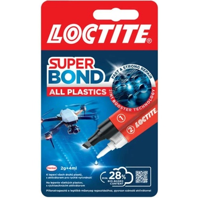 HENKEL ULTRA PLASTIC lepidlo vteřinové 2 g + 4 ml