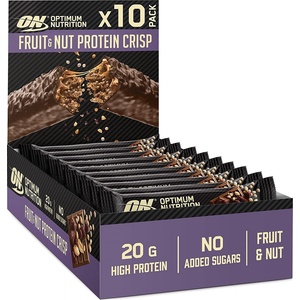 Optimum Nutrition Optimum Fruit & Nut Crisp Bar, 1x70 Grams/10 bar box/