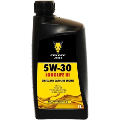 Coyote Lubes 5W-30 Longlife III 1 l