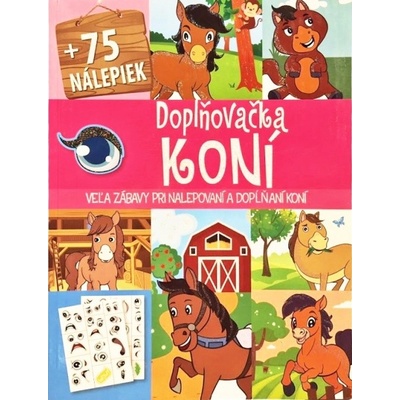 Doplňovačka koní s omaľovánkami +75 nálepiek