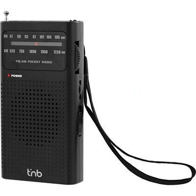 Tnb fmpket1 am/fm джобно радио с батерия, контрол на силата на звука и 3, 5 мм вход за жак