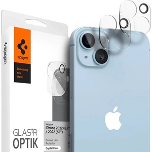 SPIGEN Капак за камера SPIGEN OPTIK. TR Camera Protector, 2 бр. , iPhone 14/14 Plus, кристално прозрачен (AGL05229)