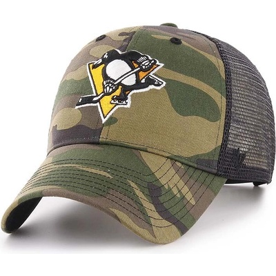 47 brand Шапка с козирка 47 brand NHL Pittsburgh Penguins в зелено с десен H-CBRAN15GWP-CM (H.CBRAN15GWP.CM)