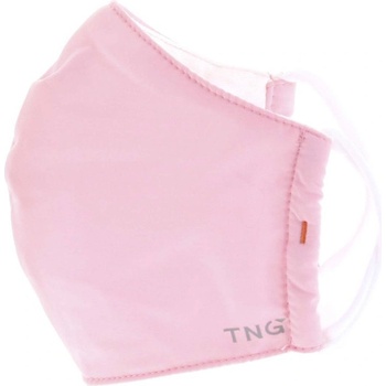 TNG rúško textilné 3-vrstvové ružové M 1 kus