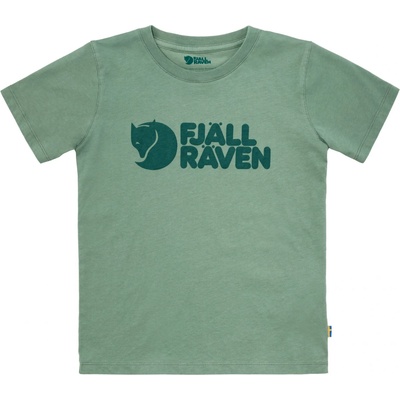 Fjällräven Детска тениска Fjällräven Kid's Fjällräven Logo T-Shirt - Patina Green - размер 146 (EU) (704-2211-0318)