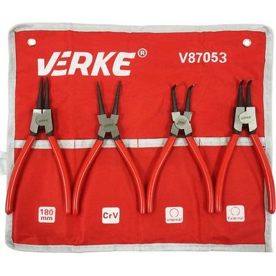 VERKE Sada pojistných kleští Seger 180 mm, 4 ks, Verke V87053 – Zboží Dáma
