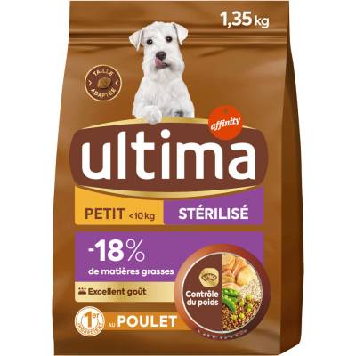 Ultima Dog Mini Sterilized kuracie 1,35 kg