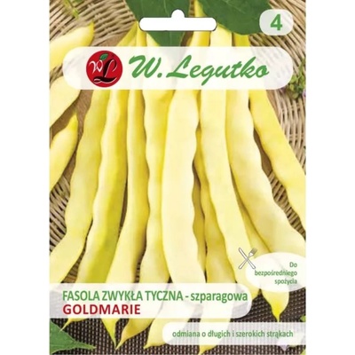 W. Legutko Goldmarie жълто-струкови зелени бобчета, тип Mamut - широки струкови, много ранен сорт