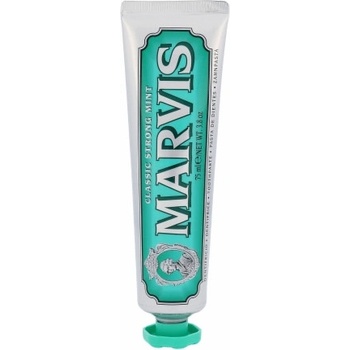 Marvis Classic Strong Mint zubní pasta bez fluoridu 75 ml