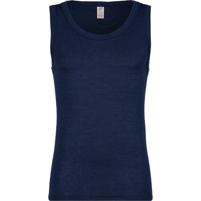 Engel Мъжко копринено термобельо Engel Tank Top Merino base layer - Marine - размер 54/56 (EU) (014-0743-0413)