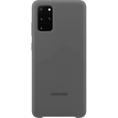 Samsung Оригинален Силиконов Калъф за Samsung S20 Plus Silicone Cover Case EF-PG985TJEGEU, Сив (EF-PG985TJEGEU)